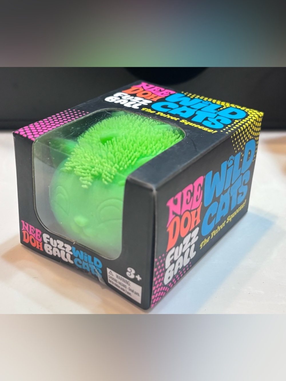 Needoh Fuzzball Wild Cats Brand New! (Green) Wildcat - Picture 2 of 4